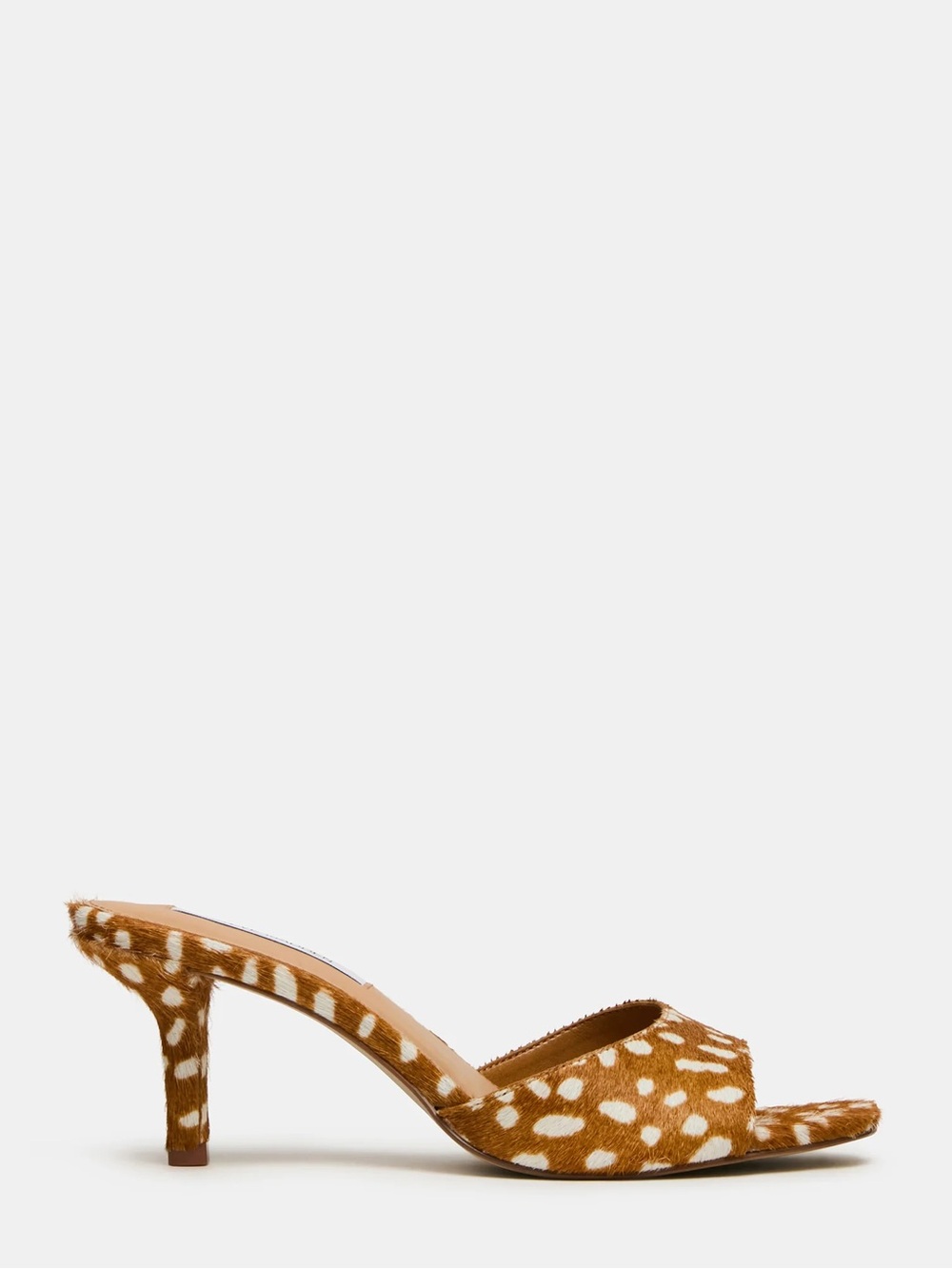 New Steve Madden Kendrix Fawn slide calf hair current season 8.5 - Picture 4 of 5